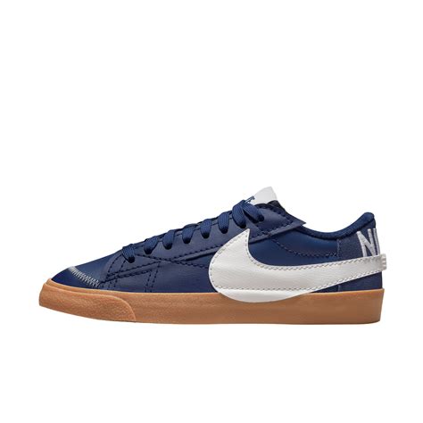 navy nike blazers|nike blazer low size 10.